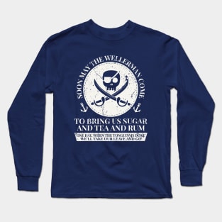 Wellerman Sea Shanty Tik Tok Long Sleeve T-Shirt